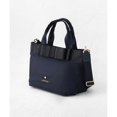 TOCCA 【新色登場・大人百花掲載】RIBBON BRICK TOTE M トートバッグ M （[新色]ブラウン系）｜詳細画像