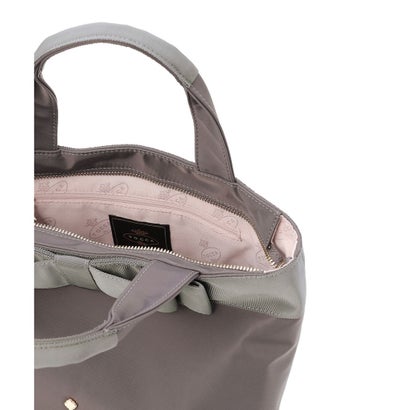 TOCCA 【新色登場・大人百花掲載】RIBBON BRICK TOTE M トートバッグ M （[新色]ブラウン系）｜詳細画像