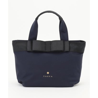 TOCCA 【新色登場・大人百花掲載】RIBBON BRICK TOTE M トートバッグ M （[新色]ブラウン系）｜詳細画像