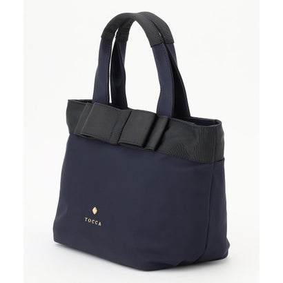 TOCCA 【新色登場・大人百花掲載】RIBBON BRICK TOTE M トートバッグ M （[新色]ブラウン系）｜詳細画像