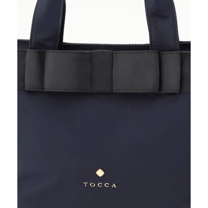 TOCCA 【新色登場・大人百花掲載】RIBBON BRICK TOTE M トートバッグ M （[新色]ブラウン系）｜詳細画像