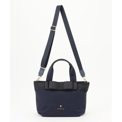 TOCCA 【新色登場・大人百花掲載】RIBBON BRICK TOTE M トートバッグ M （[新色]ブラウン系）｜詳細画像