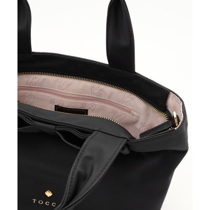 TOCCA 【新色登場・大人百花掲載】RIBBON BRICK TOTE M トートバッグ M （[新色]ブラウン系）｜詳細画像