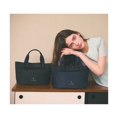 TOCCA 【新色登場・大人百花掲載】RIBBON BRICK TOTE M トートバッグ M （[新色]ブラウン系）｜詳細画像