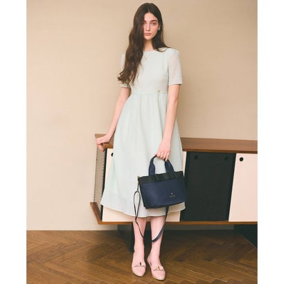 TOCCA 【新色登場・大人百花掲載】RIBBON BRICK TOTE M トートバッグ M （[新色]ブラウン系）｜詳細画像