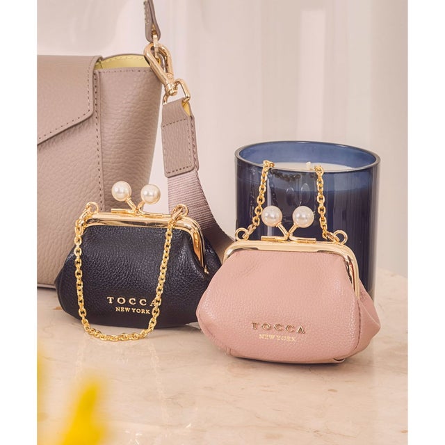 POINT OF PEARL EARHOLDER 小物入れ （ピンク系）