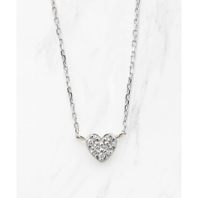 【WEB限定】FULL OF LOVE NECKLACE プラチナ ダイヤモンド ネックレス （プラチナ系）