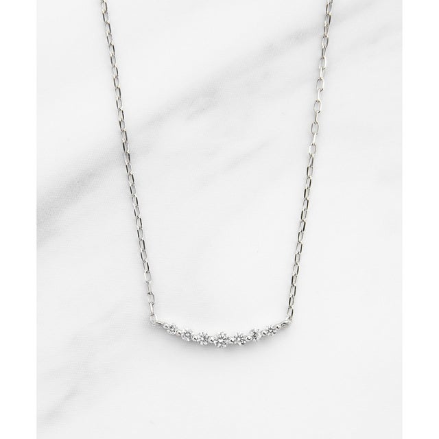 【WEB限定】FRILL DIAMOND NECKLACE プラチナ ダイヤモンド ネックレス （プラチナ）