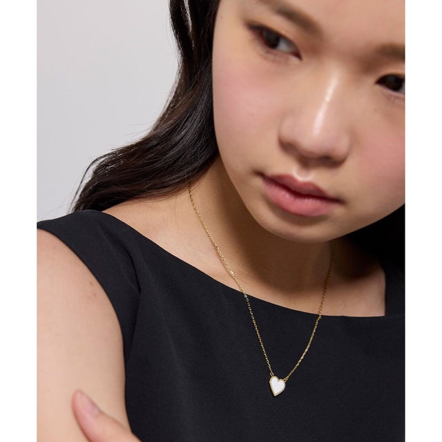 WITH HEART NECKLACE ネックレス （ホワイト系）
