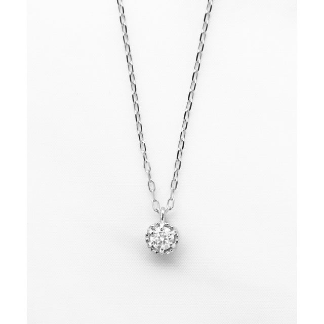 【WEB限定】FLORA PLATINUM DIAMOND NECKLACE プラチナ ダイヤモンド ネックレス （プラチナ）