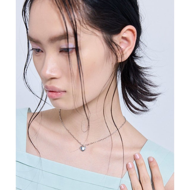 FULL HEART NECKLACE ネックレス【星風まどかさん着用】 （シルバー系）