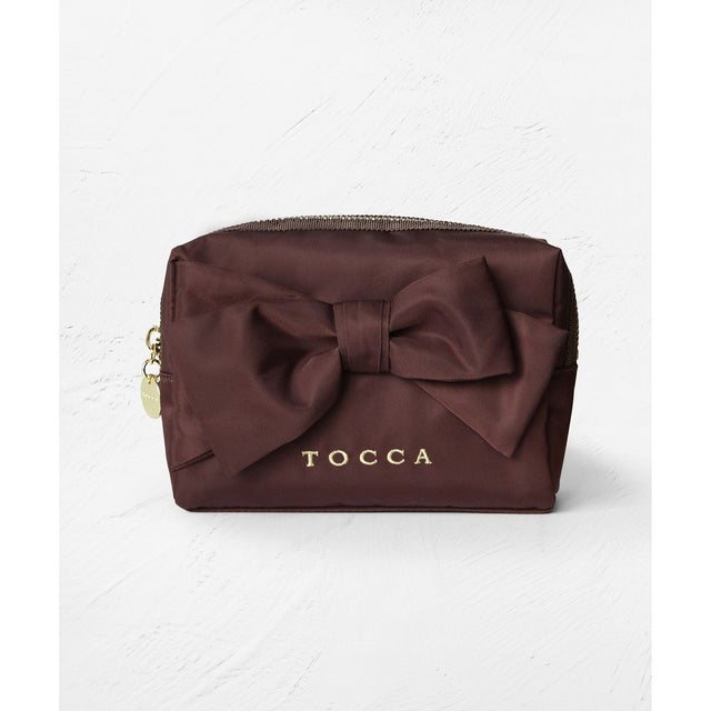 【新色登場】RIBBON KNOT POUCH ポーチ （[新色]ブラウン系）