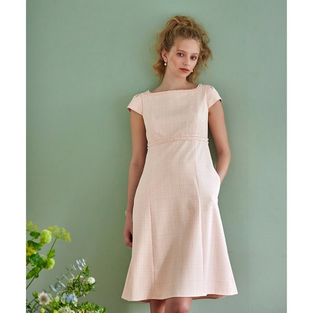 【WEB限定カラーあり・洗える・消臭】BE HAPPY! ドレス （ピンク系）