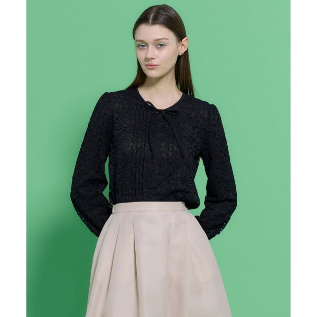 GARDEN OF LACE BLOUSE ブラウス （ブラック系）