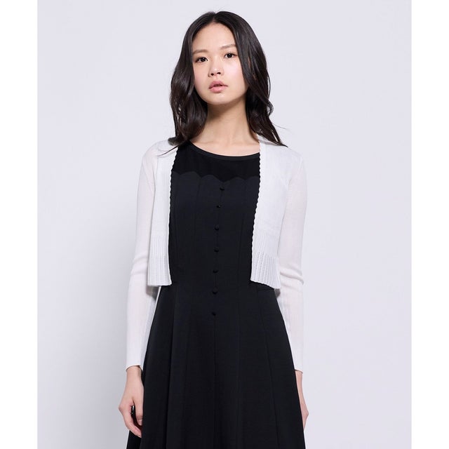 EYELET AJISAI ボレロ （アイボリー系）