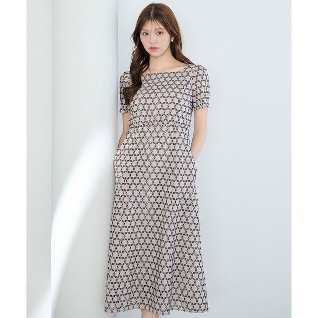 GLASS MOTIF DRESS ドレス （ブラック系7）