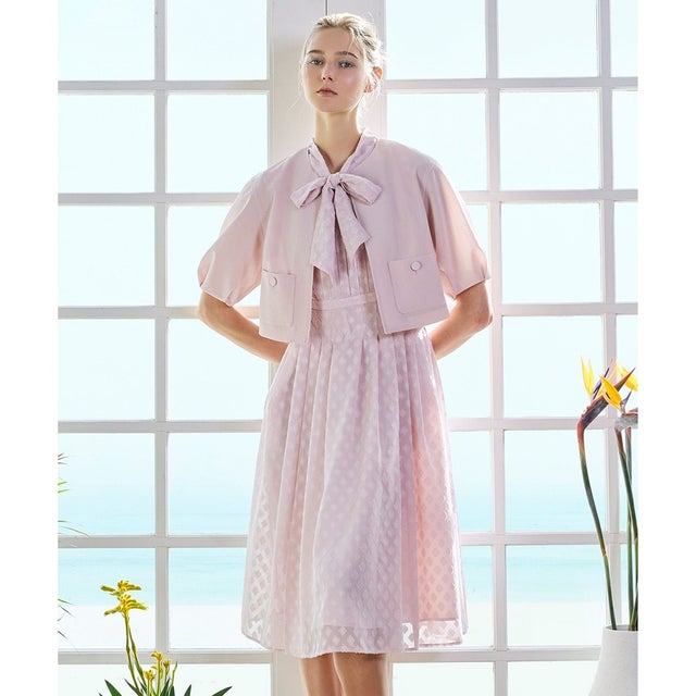 SQUARE VEIL DRESS ドレス （ピンク系5）
