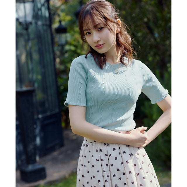 【星風まどかコラボ】STELLA BREEZE KNIT プルオーバー （ミント系）