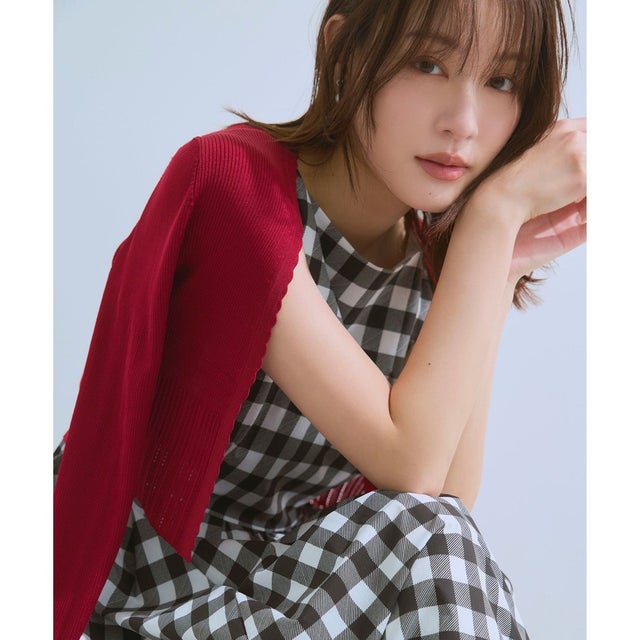 EYELET AJISAI ボレロ （レッド系）