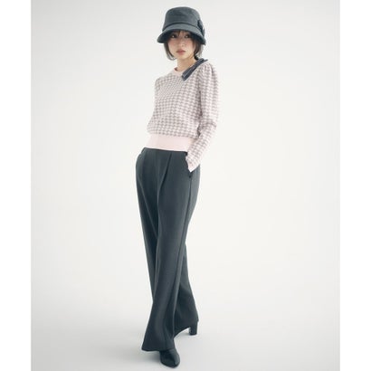 【高垣麗子さん着用】BABY SCALLOP PANTS パンツ （グレー系）｜詳細画像