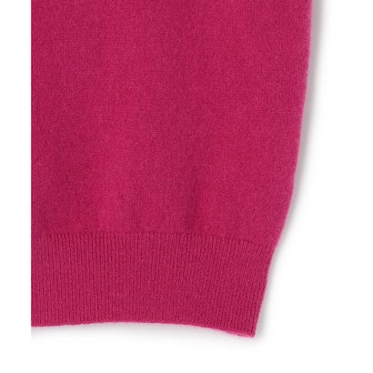 【高垣麗子さん着用】RIBBON BIJOUX CASHMERE カシミヤ カーディガン （ブラウン系）｜詳細画像