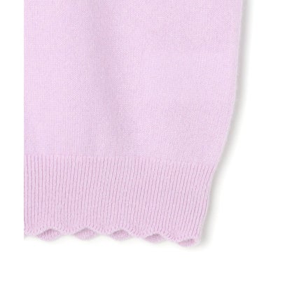 【高垣麗子さん着用】RIBBON BIJOUX CASHMERE カシミヤ プルオーバー （ブラウン系）｜詳細画像