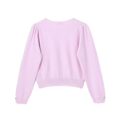 TOCCA 【高垣麗子さん着用】RIBBON BIJOUX CASHMERE カシミヤ プルオーバー （ライラック系）｜詳細画像