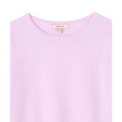 TOCCA 【高垣麗子さん着用】RIBBON BIJOUX CASHMERE カシミヤ プルオーバー （ライラック系）｜詳細画像