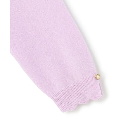 TOCCA 【高垣麗子さん着用】RIBBON BIJOUX CASHMERE カシミヤ プルオーバー （ライラック系）｜詳細画像