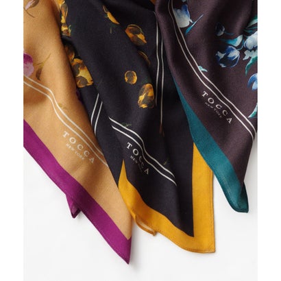TULIP ASH WOOLSILK STOLE ストール （ブラック系5）｜詳細画像