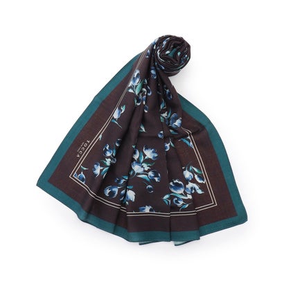 TULIP ASH WOOLSILK STOLE ストール （ブラック系5）｜詳細画像