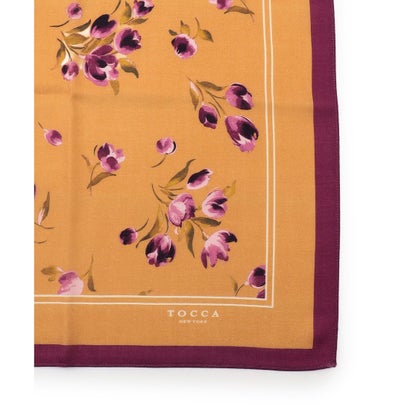 TULIP ASH WOOLSILK STOLE ストール （ブラック系5）｜詳細画像
