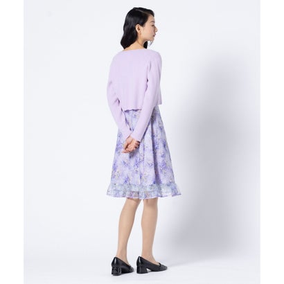 TOCCA RIBBON BIJOUX CASHMERE ボレロ （ワイン系）｜詳細画像