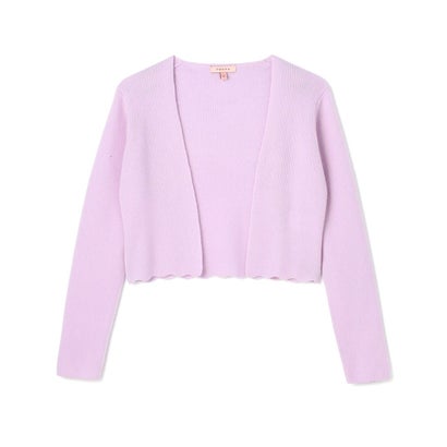 TOCCA RIBBON BIJOUX CASHMERE ボレロ （ワイン系）｜詳細画像