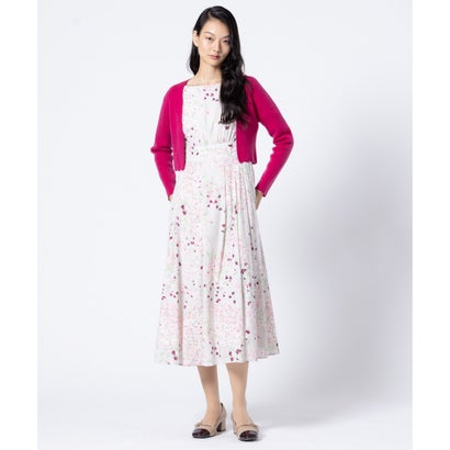 TOCCA RIBBON BIJOUX CASHMERE ボレロ （ワイン系）｜詳細画像