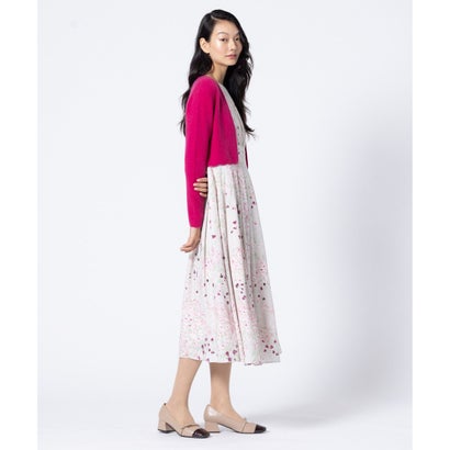 TOCCA RIBBON BIJOUX CASHMERE ボレロ （ワイン系）｜詳細画像