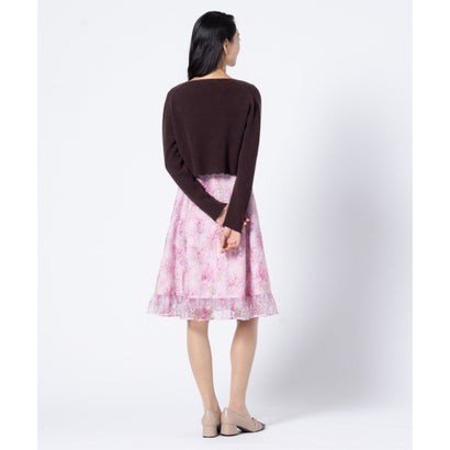 TOCCA RIBBON BIJOUX CASHMERE ボレロ （ライラック系）｜詳細画像