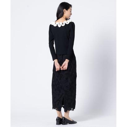 CHOUCHOU CREAM KNIT ニット （ブラック系）｜詳細画像