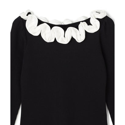 CHOUCHOU CREAM KNIT ニット （ブラック系5）｜詳細画像