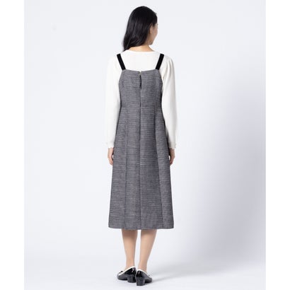 PENCIL LINE DRESS ジャンパースカート （ブラック系5）｜詳細画像