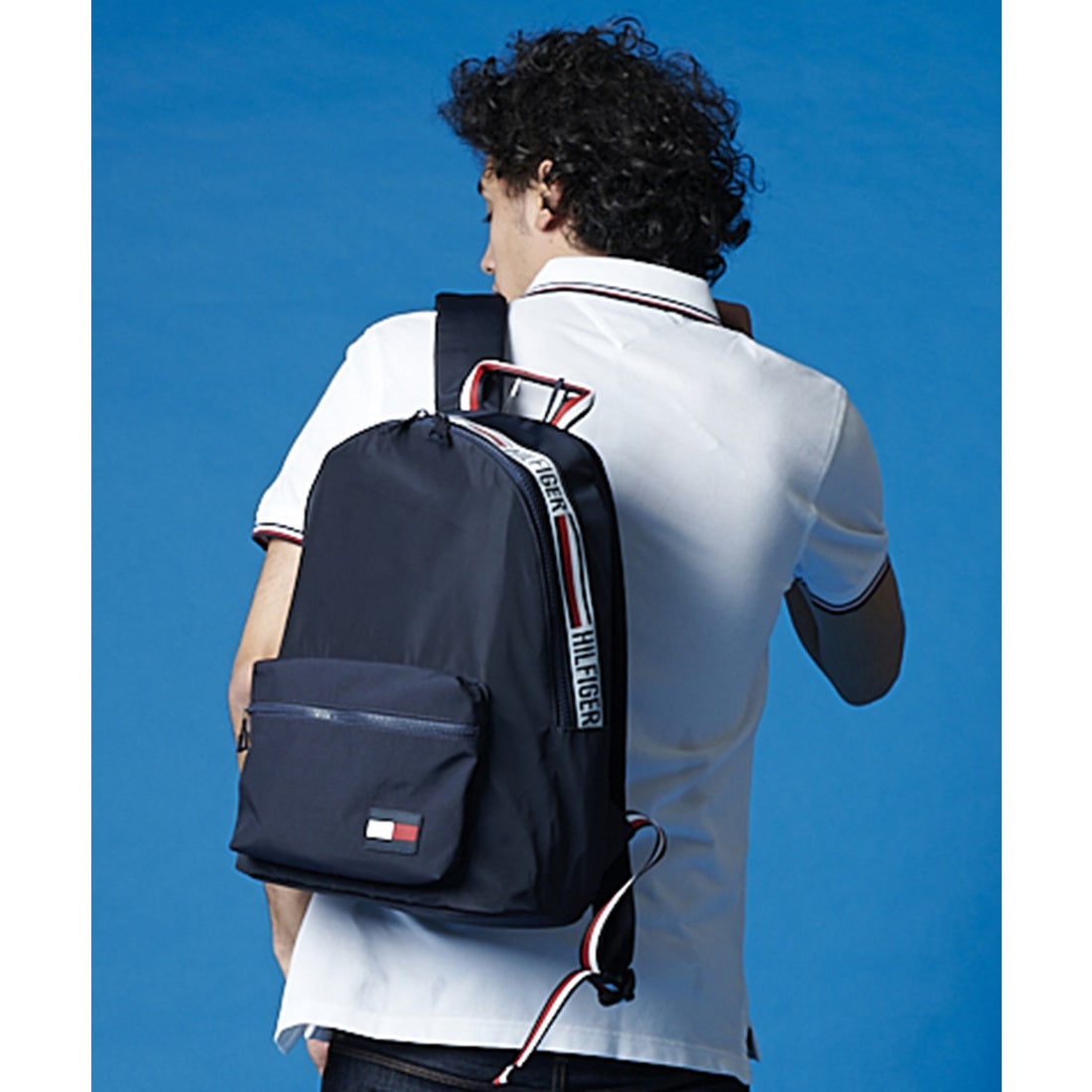 トミー ヒルフィガー TOMMY HILFIGER スポーツ テープ バック パック 