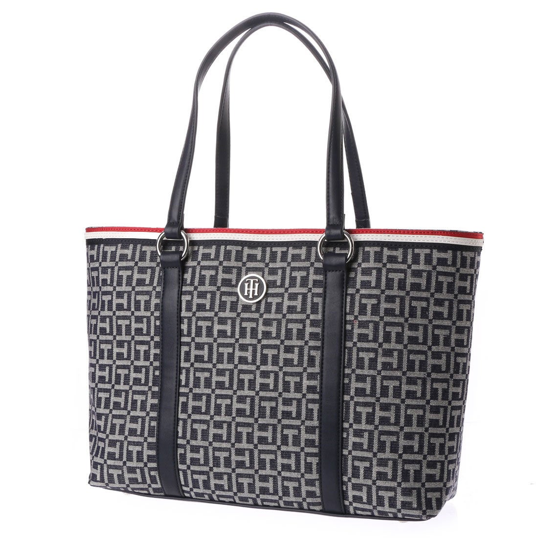 トミー ヒルフィガー TOMMY HILFIGER デニムトートバッグ （ネイビー 