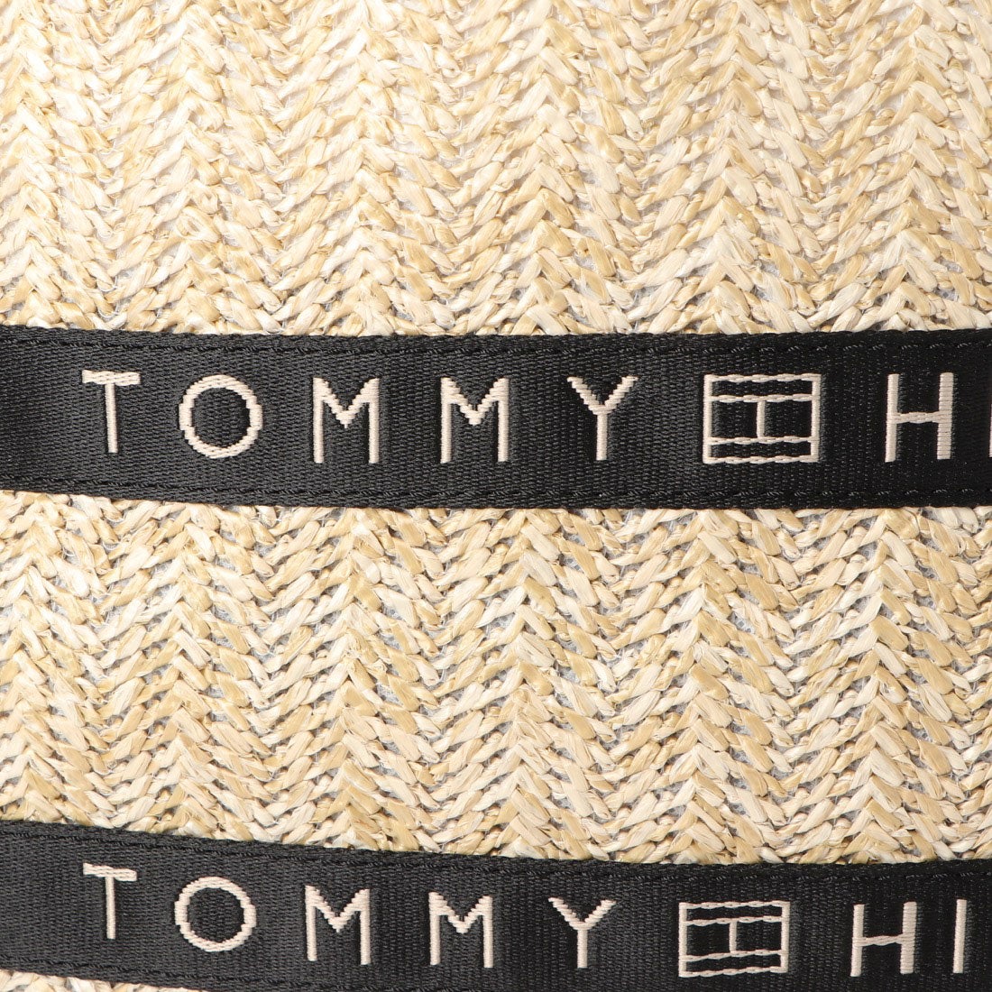 トミーヒルフィガー Tommy Hilfiger 2way ストローバッグ ブラック アウトレット通販 ロコレット Locolet