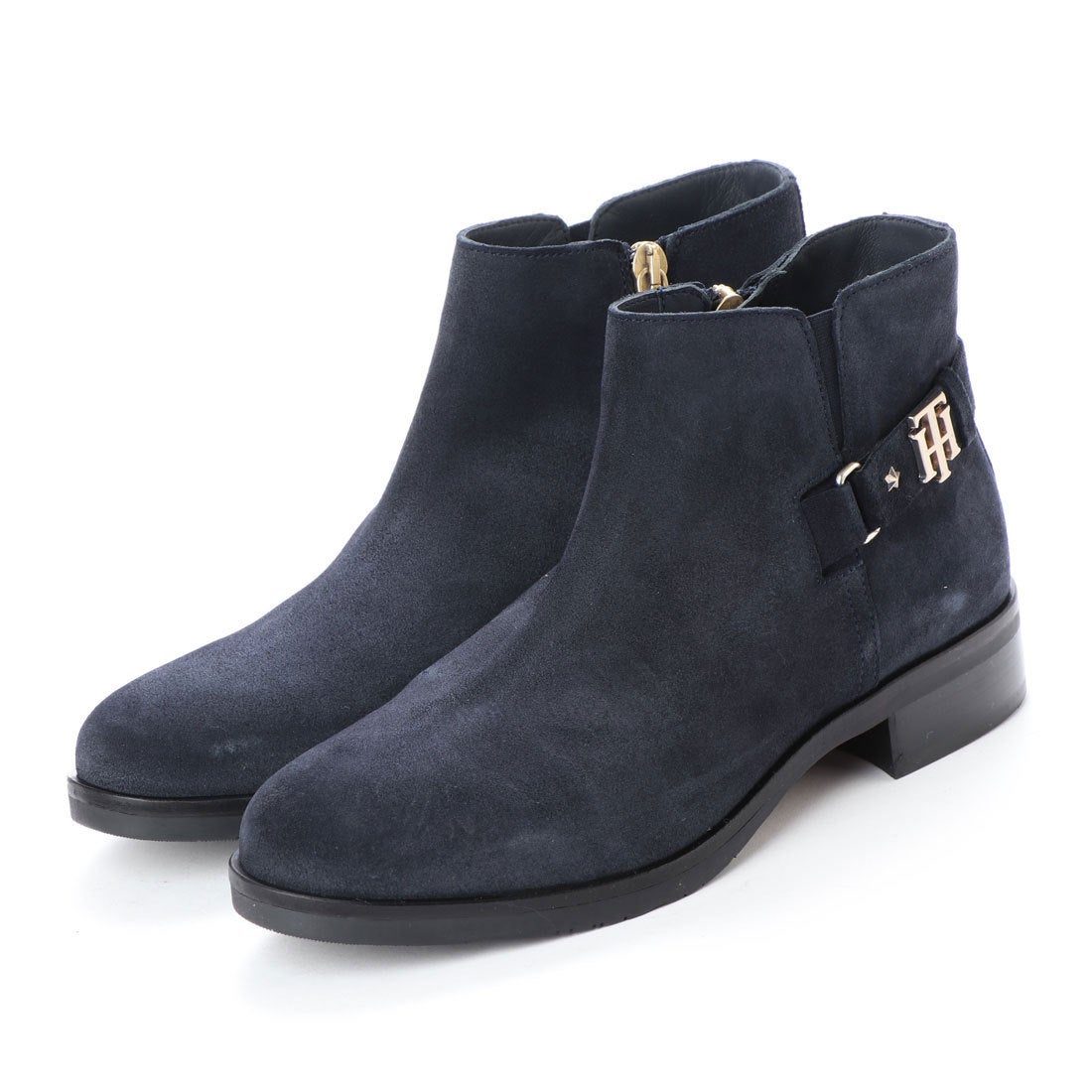 トミー ヒルフィガー TOMMY HILFIGER スウェード ショート ブーツ 