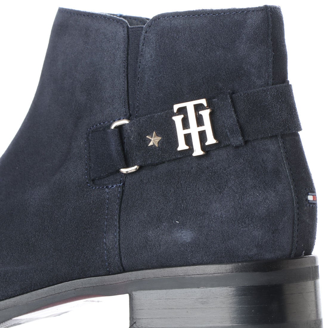 トミー ヒルフィガー TOMMY HILFIGER スウェード ショート ブーツ 