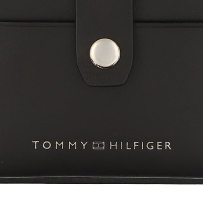 トミー ヒルフィガー TOMMY HILFIGER プレップモールデッドカードホルダー （ブラック）｜詳細画像