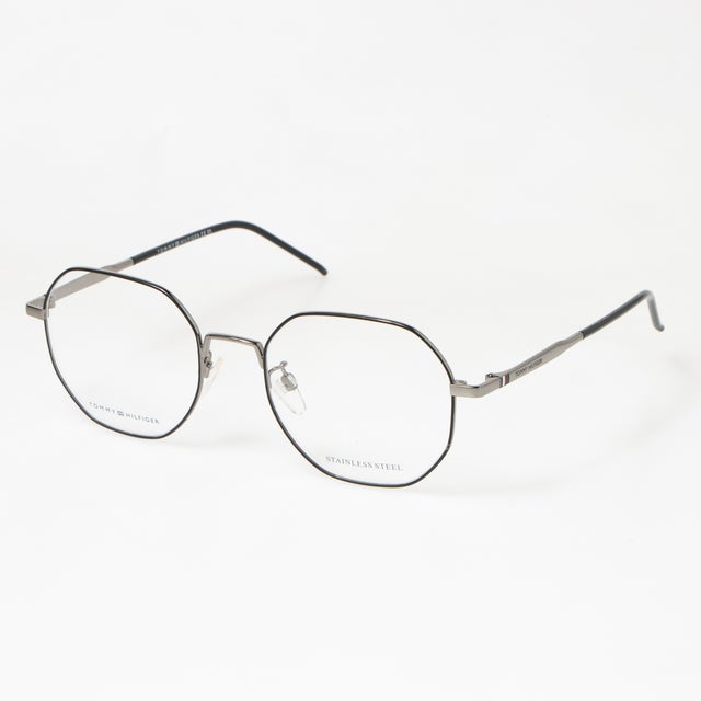 
                    メガネ 眼鏡 アイウェア レディース メンズ （ブラック/シルバー）
