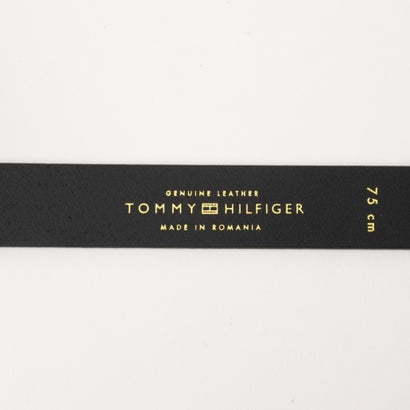 トミー ヒルフィガー TOMMY HILFIGER スクエアバングルスリムベルト （ブラック）｜詳細画像