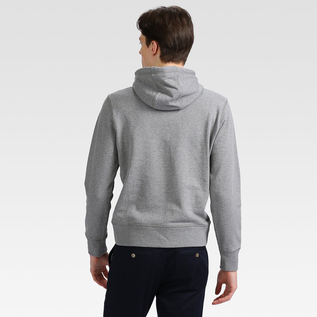 トミー ヒルフィガー TOMMY HILFIGER ロゴフリースフーディ （グレー系 