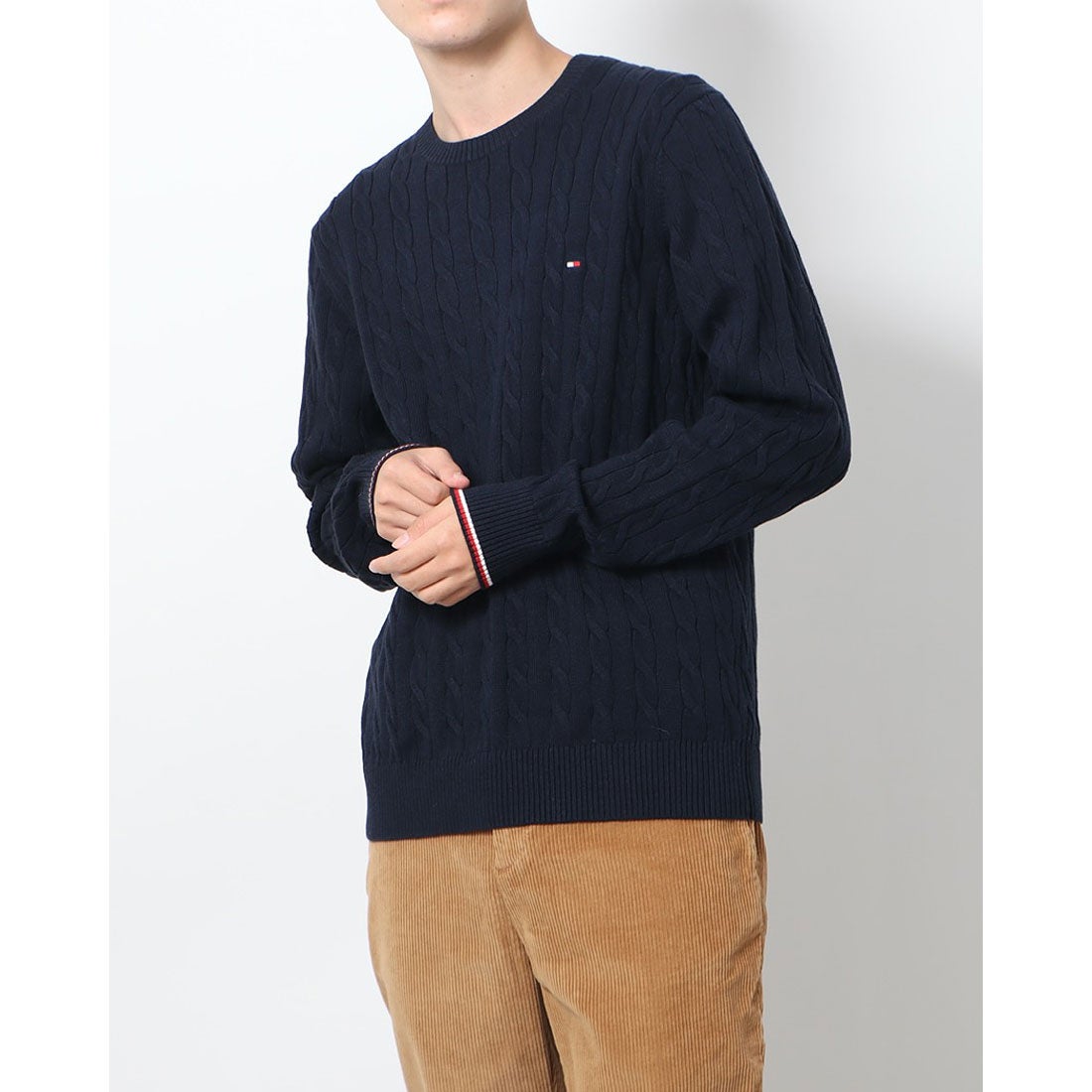 トミー ヒルフィガー TOMMY HILFIGER ケーブルニットセーター 